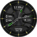 daring graphite hd watch face android application logo